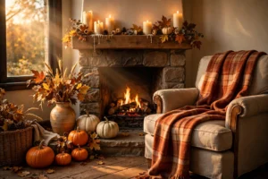 Gothic Romance Halloween Decor: Dark Florals & Candlelight
