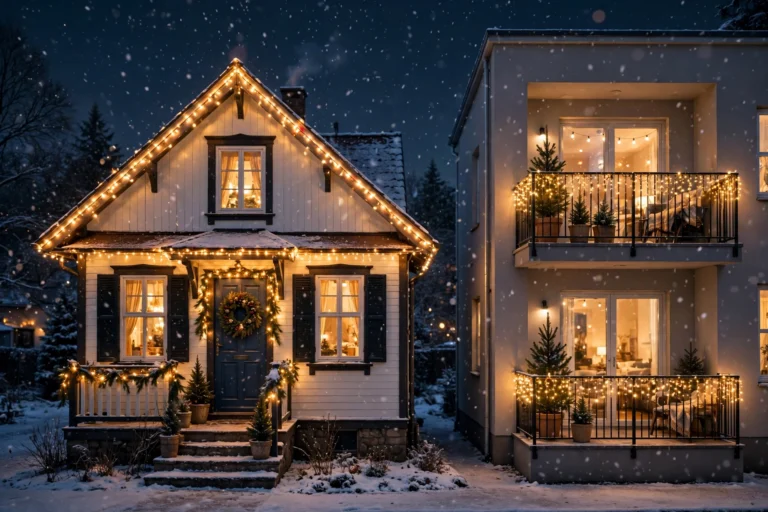 19 Christmas Lights Ideas for Your House and Balcony for 2026